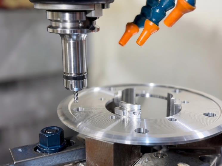 晶禹 CNC 銑床多刀具加工現場