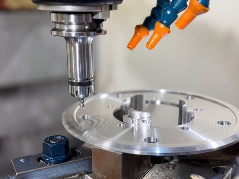 CNC 鑽孔加工：支援各類孔型與深度孔加工需求