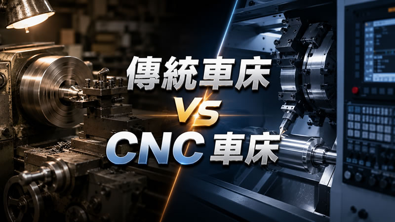 傳統車床 vs CNC 車床|2026 升級決策指南:精度、產能、人力斷層三軸分析