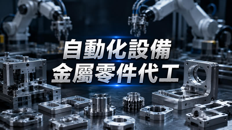 自動化設備金屬零件代工推薦:樣品到月供,精密零件穩定交件
