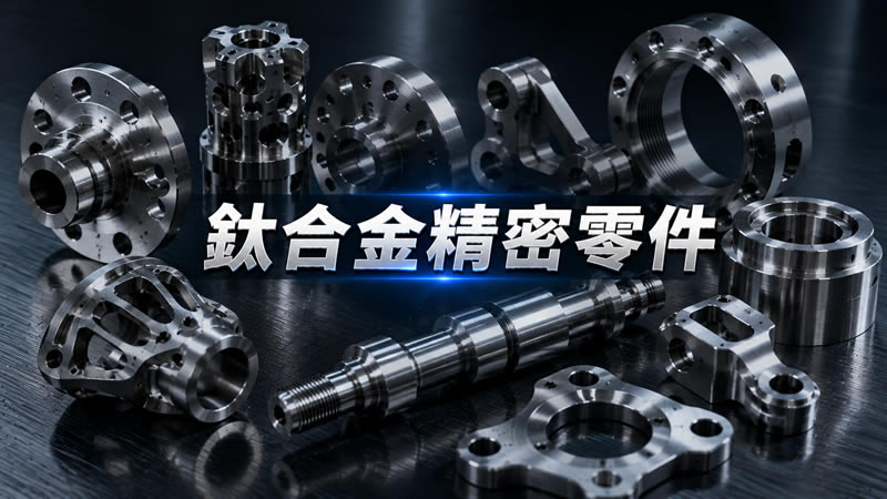 鈦合金精密零件 CNC 代工:Ti-6Al-4V 加工難點與晶禹解法